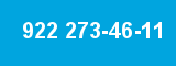 922 273-46-11